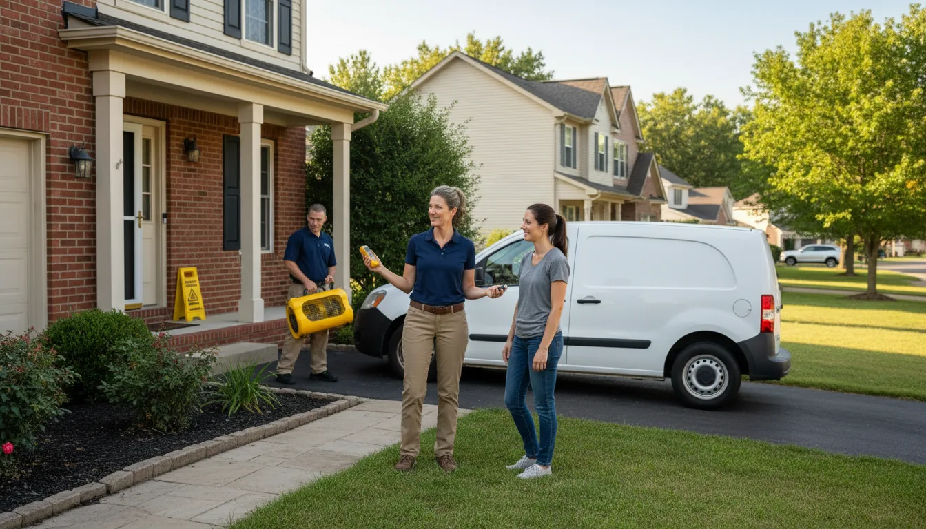 Water restoration image for Home Water Damage Repair in Parkin, AR